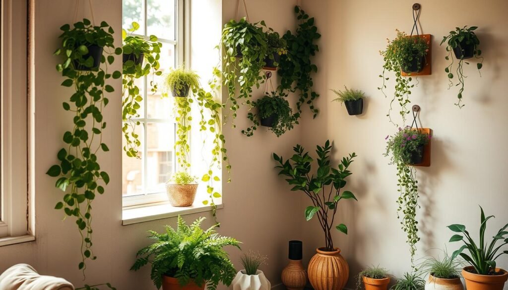 Mini jardines verticales en interiores